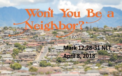 Won&#039;t You Be A Neighbor? 1